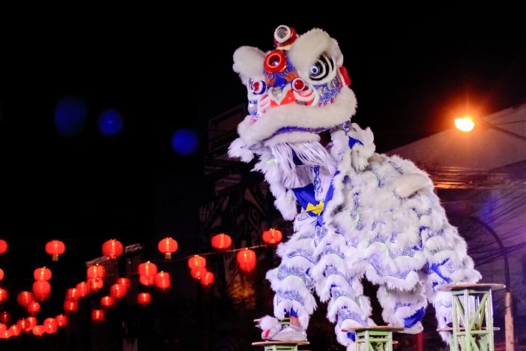 Lions' Eye-Dotting Ceremony at Trafalgar Square