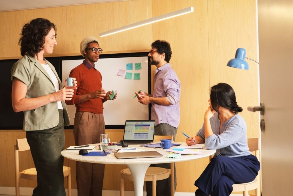 Design collaborative spaces for warmth and flexibility