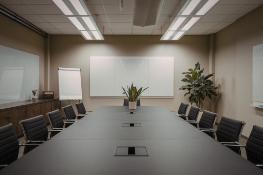 Determine the necessary layout for your meeting